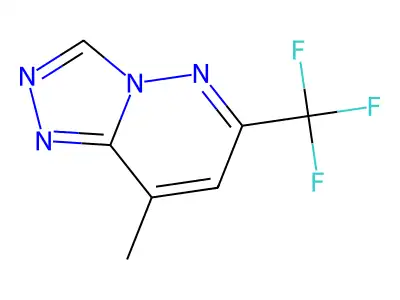 8-Methyl-6-(trifluoromethyl)-[1,2,4]triazolo[4,3-b]pyridazine structure