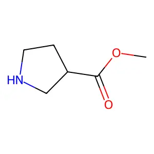 (S)-Methyl pyrrolidine-3-carboxylate structure