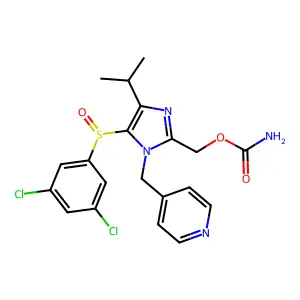 Capravirine metabolite C23/m3 structure