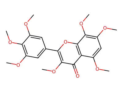 Hibiscetin heptamethyl ether structure