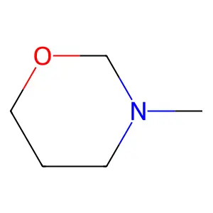 四氢-3-甲基-1,3-𫫇嗪 structure