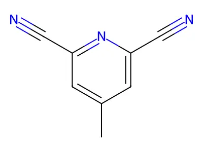 4-Methylpyridine-2,6-dicarbonitrile structure