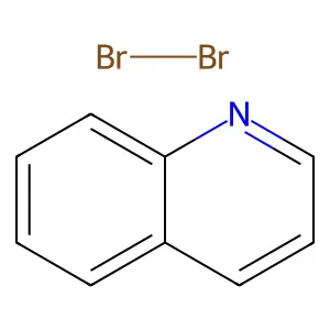 Bromine--quinoline (1/1) structure