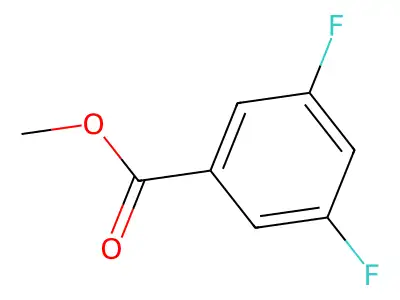 Methyl 3,5-difluorobenzoate structure