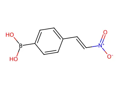 [3-(2-Nitrovinyl)phenyl]boronic acid structure