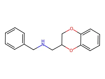 Benzyl-(2,3-dihydro-benzo[1,4]dioxin-2-ylmethyl)-amine structure