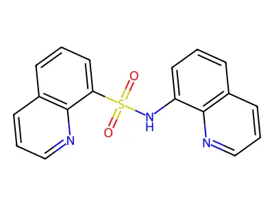 8-Quinolyl(8-quinolylsulfonyl)amine structure