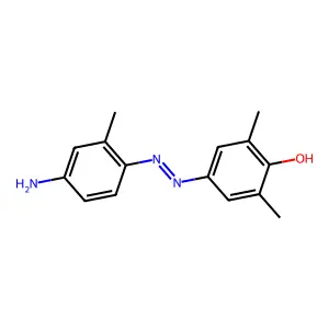 4-Amino-4'-hydroxy-2,3',5'-trimethylazobenzene structure