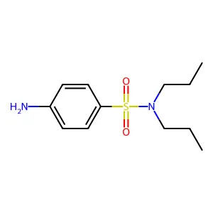 4-amino-N,N-dipropylbenzenesulfonamide structure