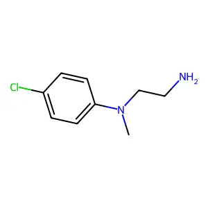 N-(4-氯苯基)-N-甲基乙二胺 structure