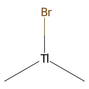 Thallium, bromodimethyl- structure