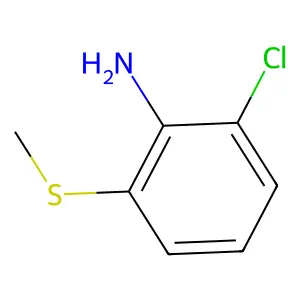 2-Chloro-6-(methylthio)aniline structure