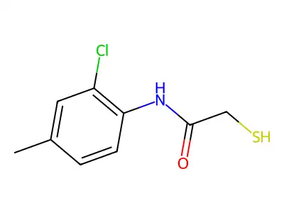 N-(2-chloro-4-methylphenyl)-2-sulfanylacetamide structure