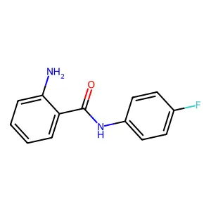 2-氨基-N-(4-氟苯基)苯甲酰胺 structure