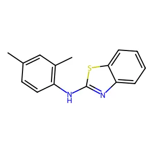 N-(2,4-二甲基苯基)-1,3-苯并噻唑-2-胺 structure