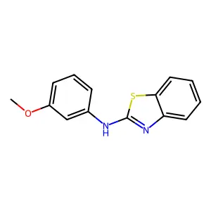 N-(3-甲氧基苯基)-1,3-苯并噻唑-2-胺 structure