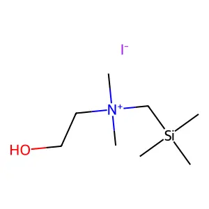 Ammonium, dimethyl(2-hydroxyethyl)(trimethylsilylmethyl)-, iodide structure