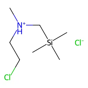 Ethylamine, 2-chloro-N-methyl-N-(trimethylsilylmethyl)-, hydrochloride structure