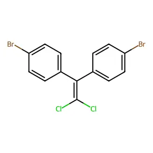 1,1-Bis(4-bromophenyl)-2,2-dichloroethylene structure