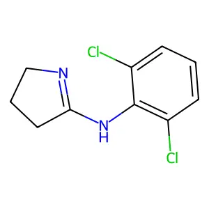 2,6-dichloro-N-[(2E)-pyrrolidin-2-ylidene]aniline structure
