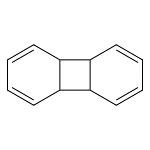 anti-Tricyclo(6.4.0.02,7)dodecatetraene structure