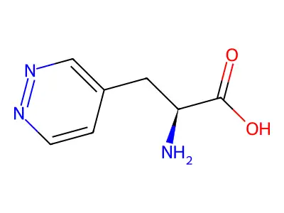 (2S)-2-Amino-3-(pyridazin-4-YL)propanoic acid structure