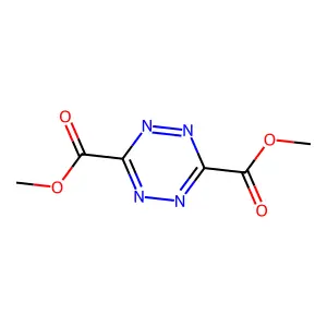 Dimethyl 1,2,4,5-tetrazine-3,6-dicarboxylate structure