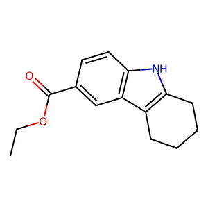 6,7,8,9-Tetrahydro-5H-carbazole-3-carboxylic acid ethyl ester structure