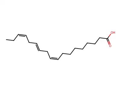 alpha-Linolenic Acid, (E,Z,Z)- structure