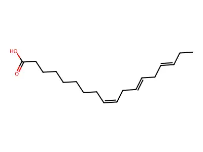 alpha-Linolenic Acid, (E,E,Z)- structure