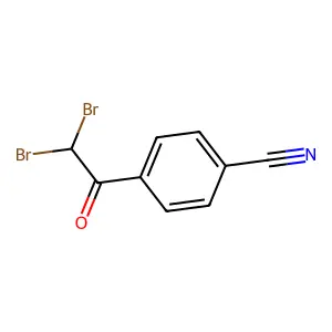 4-(2,2-Dibromoacetyl)benzonitrile structure