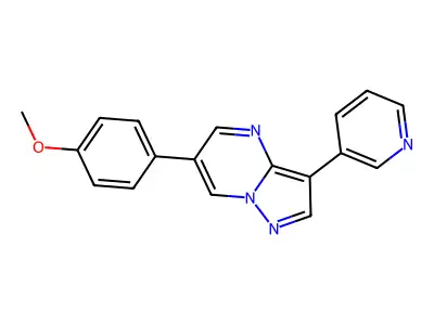 6-(4-Methoxyphenyl)-3-(pyridin-3-yl)pyrazolo[1,5-a]pyrimidine structure