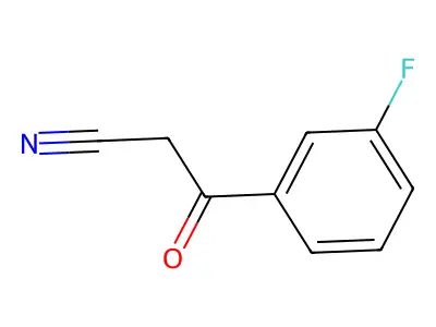 3-(3-Fluorophenyl)-3-oxopropanenitrile structure