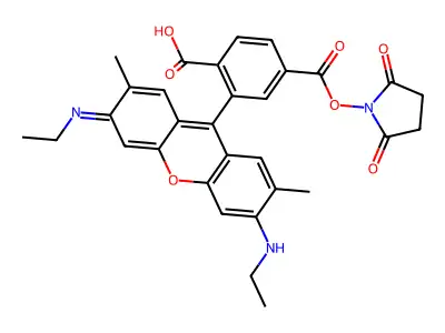 6-Carboxyrhodamine 6G Succinimidyl Ester structure