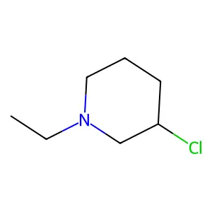 3-Chloro-1-ethylpiperidine structure