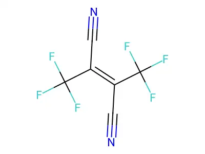 2-Butenedinitrile, 2,3-bis(trifluoromethyl)-, (E)- structure
