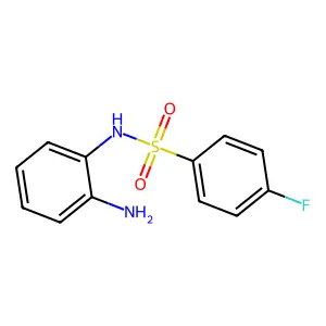 N-(2-aminophenyl)-4-fluorobenzene-1-sulfonamide structure