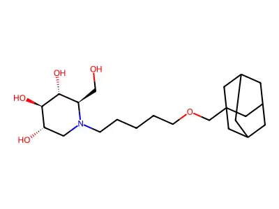 AMP-Deoxynojirimycin structure