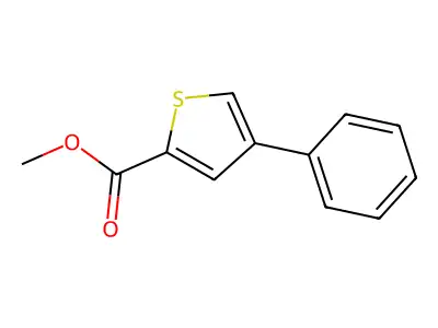 Methyl 4-phenylthiophene-2-carboxylate structure