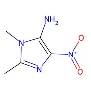 1,2-二甲基-4-硝基-1H-咪唑-5-胺 structure