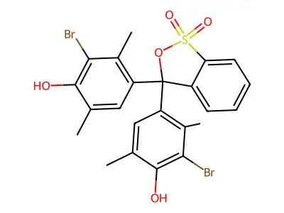 Bromoxylenol blue structure