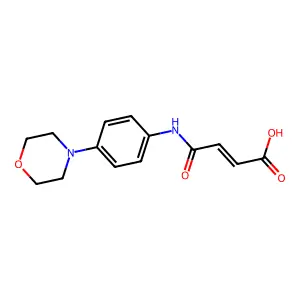3-(4-Morpholin-4-yl-phenylcarbamoyl)-acrylic acid structure
