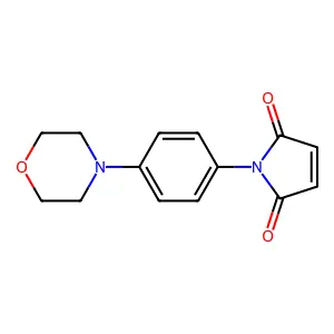 1-[4-(4-Morpholinyl)phenyl]-1H-pyrrole-2,5-dione structure