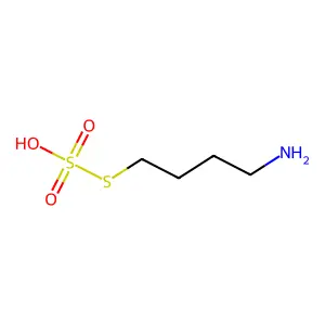 1-Butanethiol, 4-amino-, hydrogen sulfate (ester) structure