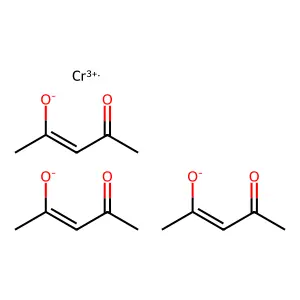 乙酰丙酮铬 structure
