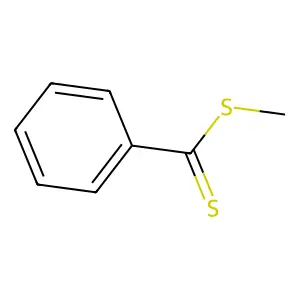 Methyl benzenecarbodithioate structure