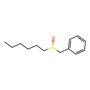 Benzene, [(hexylsulfinyl)methyl]- structure