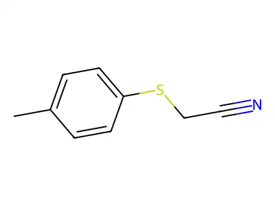 2-[(4-Methylphenyl)thio]acetonitrile structure