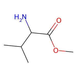 (R)-methyl 2-amino-3-methylbutanoate structure