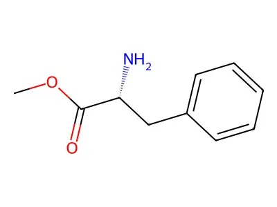 (R)-Methyl 2-amino-3-phenylpropanoate structure